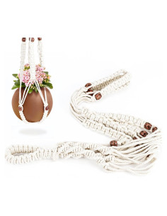 Colgador de Plantas de Macramé Necamocu 84 cm Hecho a Mano