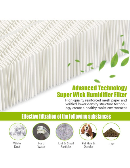 Filtro de Humidificador Super Wick 1043 Evershow Compatible