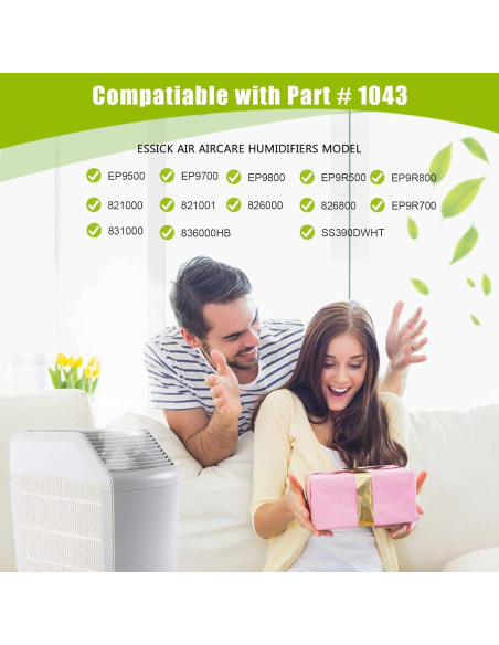 Filtro de Humidificador Super Wick 1043 Evershow Compatible