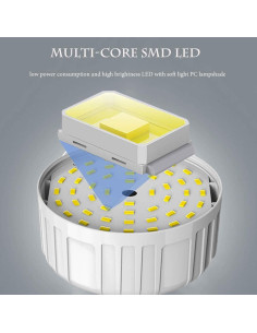 Bombilla LED recargable KOKOIN 30W 5500LM impermeable 2