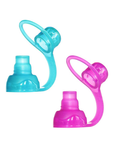 Tapa de Bolsa de Comida ChooMee SoftSip 100% Silicona 2P Aqua