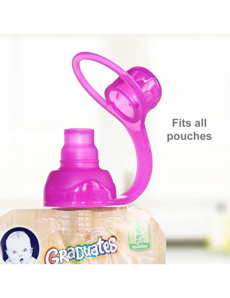 Tapa de Bolsa de Comida ChooMee SoftSip 100% Silicona 2P Aqua