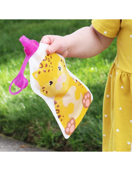 Tapa de Bolsa de Comida ChooMee SoftSip 100% Silicona 2P Aqua