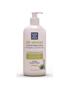 Loción para Manos y Cuerpo Kiss My Face 473 ml - Hierba Limón y Baya de Enebro