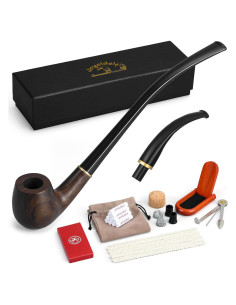 Juego de Pipas de Tabaco Joyoldelf Ébano - Kit Completo con Accesorios