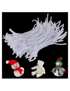 Limpiapipas Blancos CYEAH 1200 Piezas 30.48 cm para Manualidades