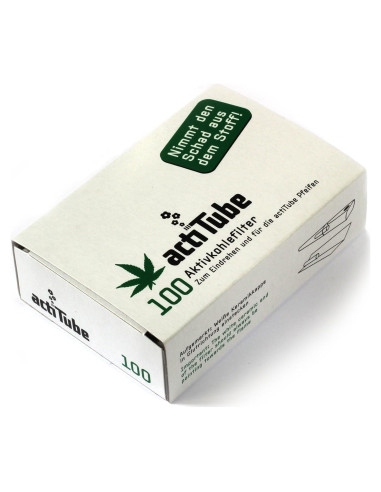 Filtros de Carbón Activado actiTube 8.4mm x 35mm - 100 Unidades