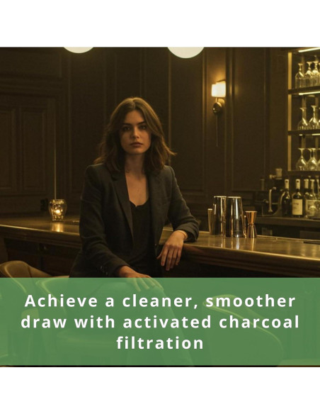 Filtros de Carbón Activado actiTube 8.4mm x 35mm - 100 Unidades