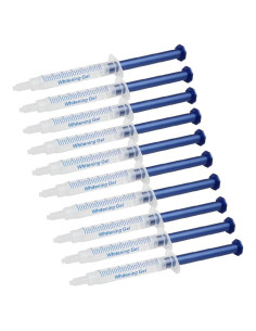 Kit 10 Jeringas 3ml Gel Blanqueador Dental 35% CP Ovovo