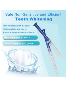 Kit 10 Jeringas 3ml Gel Blanqueador Dental 35% CP Ovovo 2