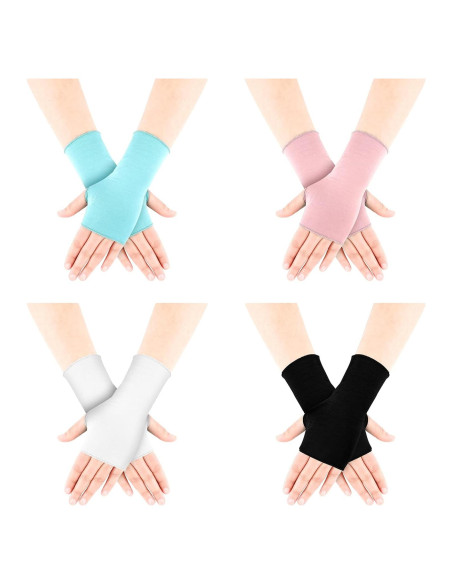 Guantes de Protección Solar UV Bememo para Mujeres - 4 Paquetes