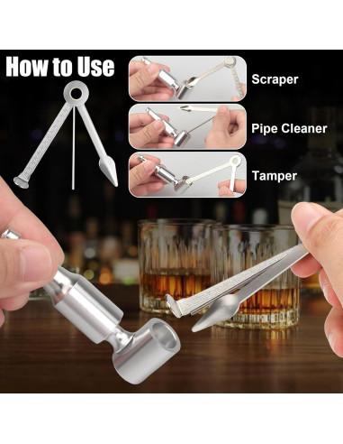 Juego de raspadores de botella de cerveza FOWSRHRG 8.25cm