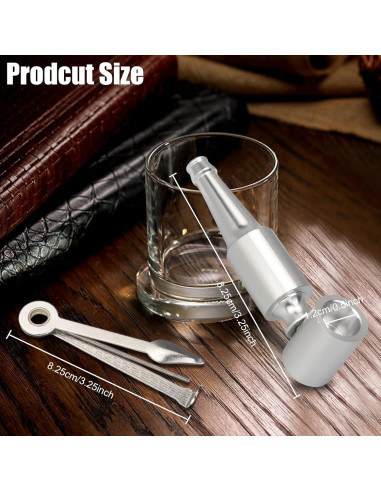 Juego de raspadores de botella de cerveza FOWSRHRG 8.25cm