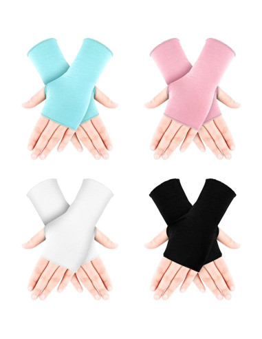 Guantes de Protección Solar UV Bememo para Mujeres - 4 Paquetes