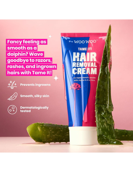 Crema Depilatoria Vegana WooWoo 100 ml - Sin Irritación