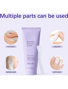 Crema Suave para Eliminación de Vello Corporal Genérico 200ml 2