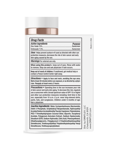 Protector Solar Facial DRMTLGY Antienvejecimiento SPF 45 48.19 ml