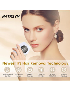 Depiladora Láser IPL NATRSYM para Uso en Casa - Indolora y Efectiva 2