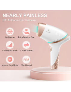 Aphrona Eliminador de Vello IPL | Seguro y Efectivo | 500,000 Destellos 2