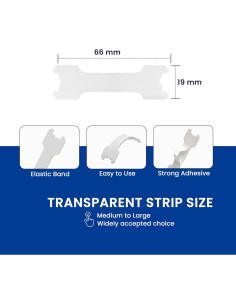 Tiras Nasales Transparentes Breathe More | Anti Ronquidos | 50 Unidades 2