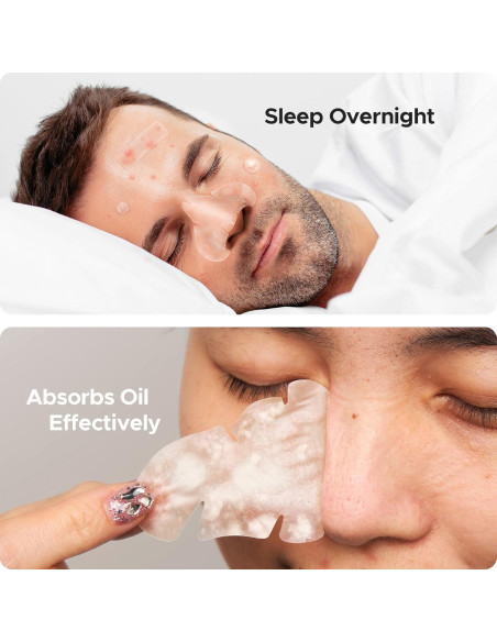 Parches Hidrocoloides para Nariz TKTK - 112 Piezas XL 91x48mm