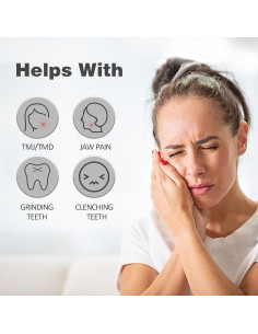 Masajeador TMJ Portátil Derggzey con Calor y Vibración 2