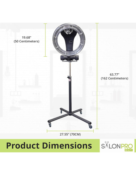 Procesador de Color de Cabello Infrarrojo SalonPro Blanco