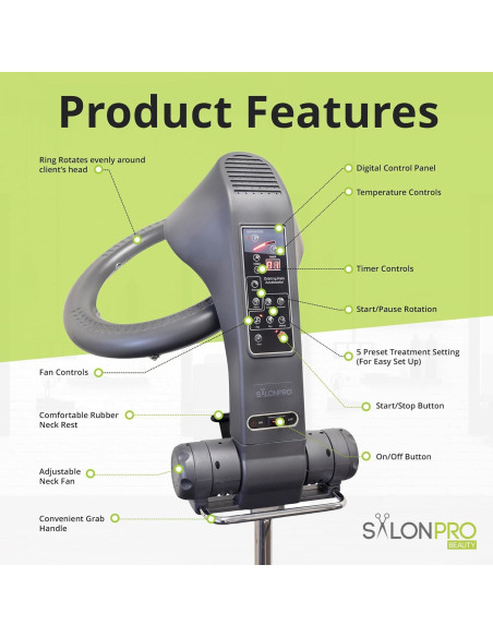 Procesador de Color de Cabello Infrarrojo SalonPro Blanco