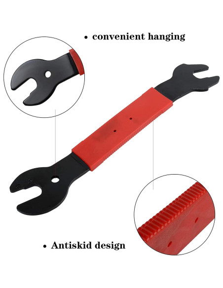 Llave de Pedal Doble Cara Nainsect 15/16/17mm para Bicicleta