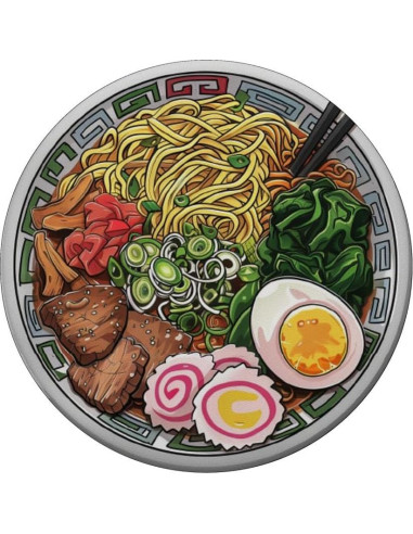 PopSockets Adhesivo PopGrip Ramen Japonés Kawaii 10.9x8.6cm