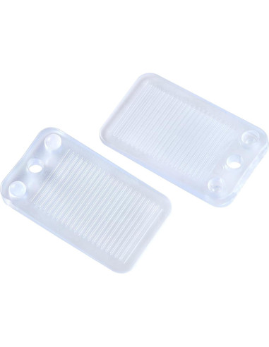 Paquete de 6 cuñas niveladoras ZZRANYE transparentes antideslizantes