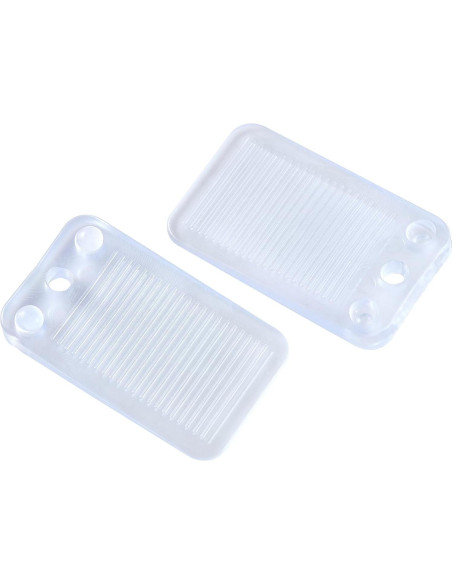 Paquete de 6 cuñas niveladoras ZZRANYE transparentes antideslizantes