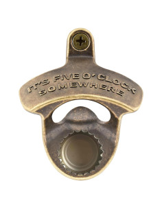 Abrebotellas Magnético Montado en Pared HAIICEN Bronce Antiguo