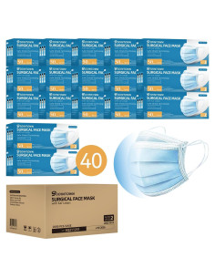 Mascarillas Quirúrgicas Jointown ASTM 2, 2000 Unidades, Azul