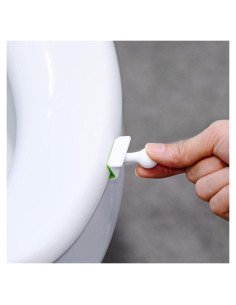 Mango de Asiento de Inodoro Sin Adhesivo ANOQ - 2 Paquete Blanco