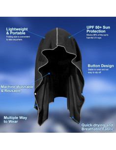 Toalla Refrigerante con Capucha Sukeen - 2 Piezas, Secado Rápido 2