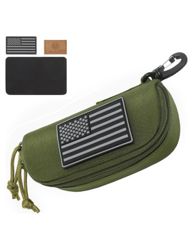 Funda Táctica Molle para Gafas Lemubeane Verde Militar