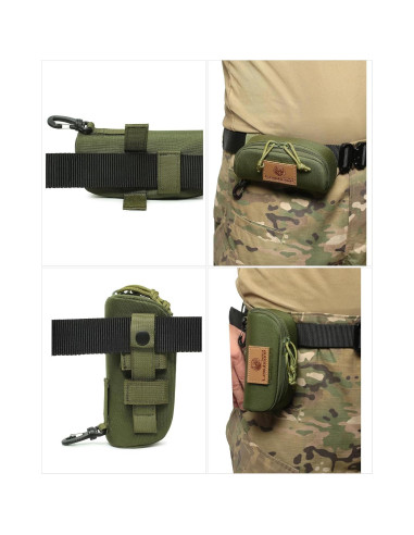 Funda Táctica Molle para Gafas Lemubeane Verde Militar