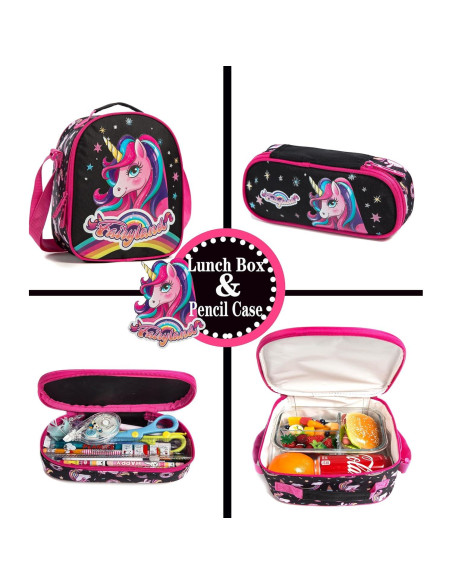 Mochila Rodante para Niñas Meetbelify Unicornio 3 en 1