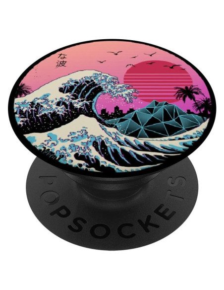PopGrip Adhesivo PopSockets Ola Grande Kanagawa Anime 4.1cm