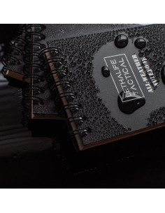 Cuaderno Todo Clima LETHALIFE 3x5 Negro Impermeable Paquete 3 2