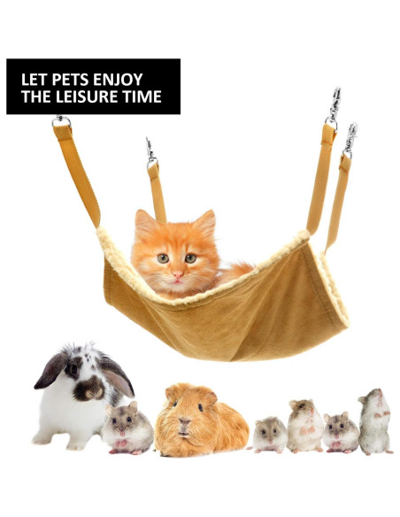 Hamaca para Mascotas Boao 4 Pcs - Leopardo, Cebra, Camello