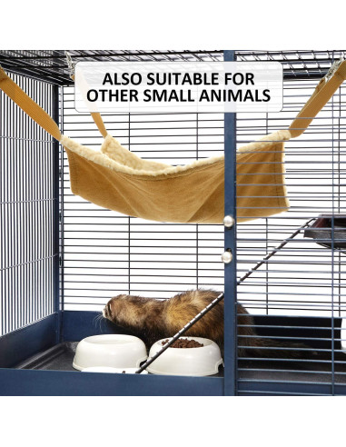 Hamaca para Mascotas Boao 4 Pcs - Leopardo, Cebra, Camello