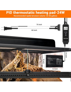 Almohadilla de Calentamiento para Reptiles REPTITRIP 30.5x20.3cm 24W 2