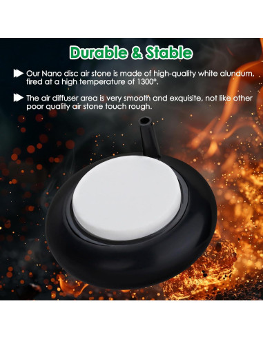 Piedra de Aire para Acuario Hygger 5.08 cm, Burbujeador Nano