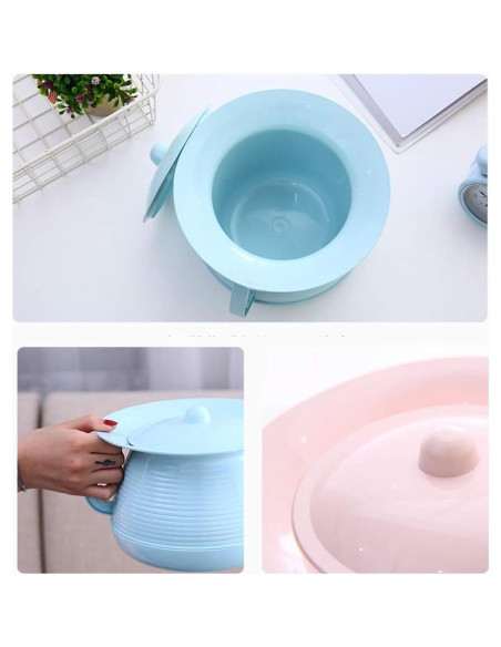 Orinal Portátil OOCOME Azul con Tapa Antiodores 226g