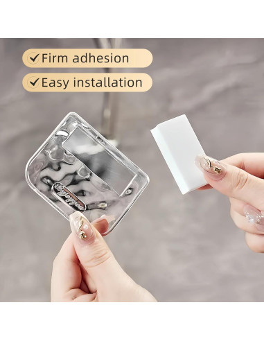 Mango de Inodoro OURJIA 4 Piezas Sin Contacto Gris y Blanco