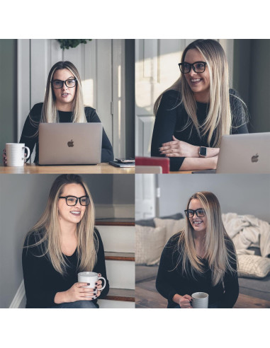 Gafas de Lente Claro Marco Cuadrado EYLRIM Unisex 52mm