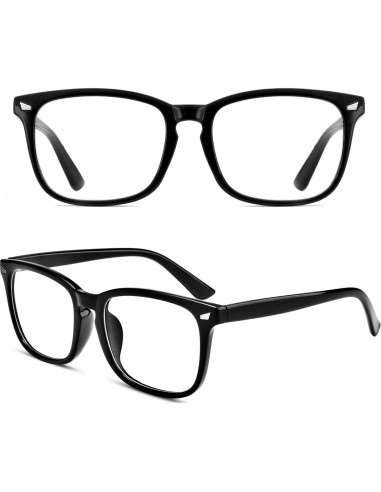 Gafas de Lente Claro Marco Cuadrado EYLRIM Unisex 52mm