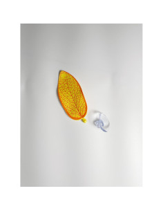 Hoja de Planta Artificial Betta Hammock 3 Pcs Amarillo 2